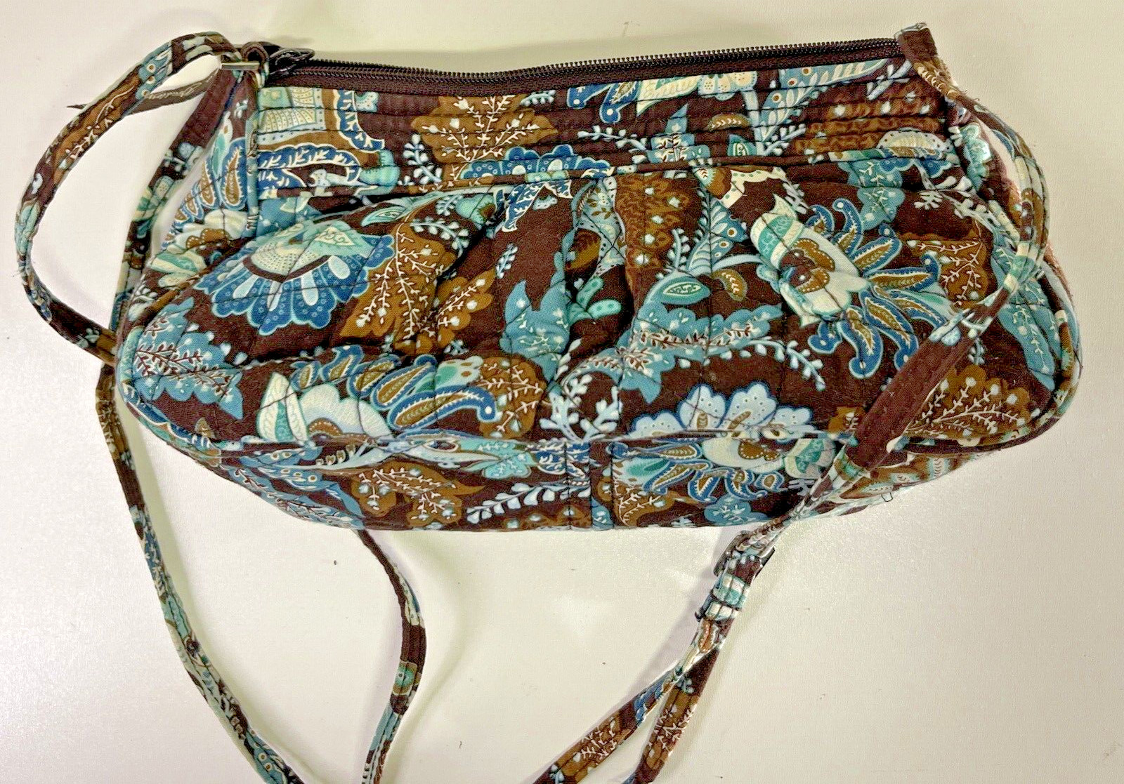 Vera Bradley Java Blue Small Crossbody Purse or M… - image 5