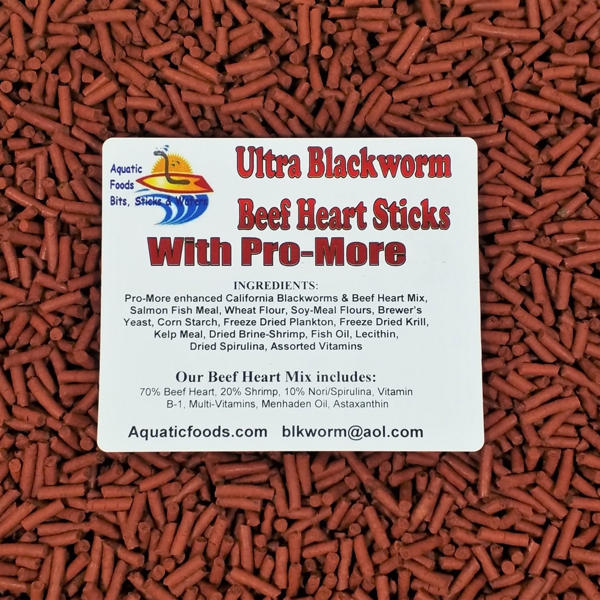 Ultra 8 type Tropical Mix Sinking Bits, Shrimp & Axolotls