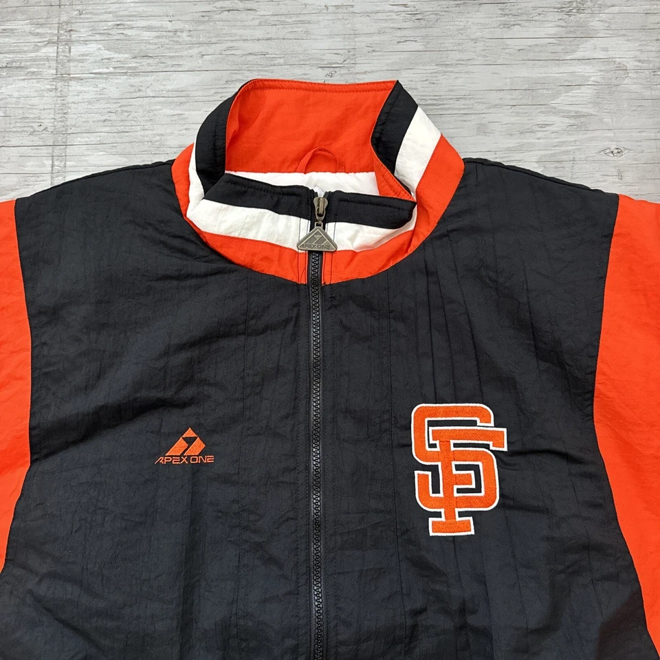 Vintage NEW W/ TAGS 90s MLB APEX SF San Francisco Giants Full Zip Jacket Sz XL - Image 3 of 4