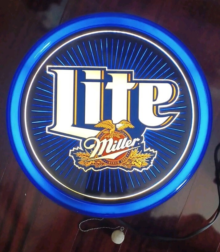 値下げします。Miller Lite 当時物　照明 値下げします。Miller Lite 当時物 照明 値下げします。Miller