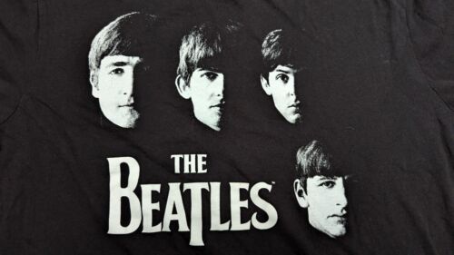 Official Vintage Beatles T-shirt On Apple Corps Ltd Label 2011 XL Black - Picture 2 of 4