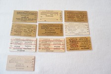 CDRJC Railway Train Ticket x10 Irish Northern Ireland Ref B