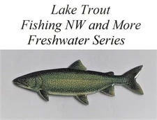 Lake Trout Hat or Lapel Pin - Freshwater Series