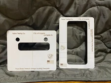 Original Floyd Rose Tremolo Bridge Routing template set .25 3 Ply  FREE SHIPPING