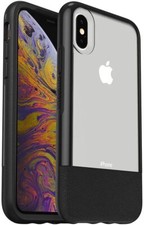 OTTERBOX STATEMENT SERIES Case for iPhone Xs - LUCENT BLACK CLEAR/BLACK 