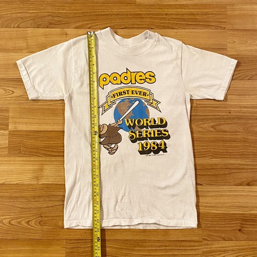 RARE 1984 San Diego Padres 1st Ever World Series T-shirt Women’s Small 34-36 USA - Picture 6 of 10