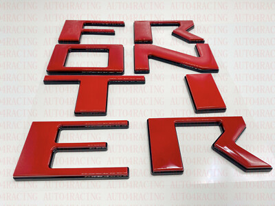 2022-2026 Frontier Tailgate Logo Insert - Black (3D Lettering) T99G8-9BU1B | OEM Parts Online