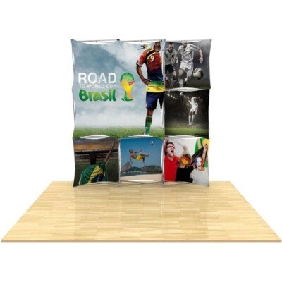 3D Snap 3x3 Pop-up Trade Show Display