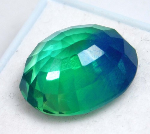 Certified 19.10 Ct Natural Rare Fine Quality Grandidierite Bluish-Green Gemstone - Imagen 6 de 6