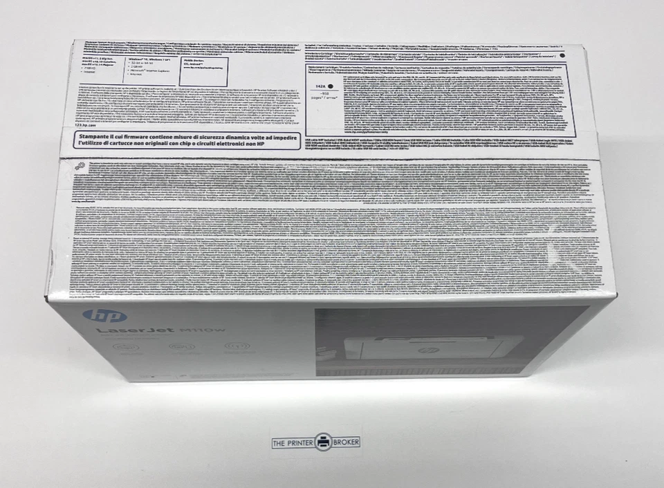 HP LaserJet M110w A4 Mono Laser Printer 7MD66F - Image 3 of 4