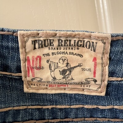 TRUE RELIGION BILLY SUPER T 28 デニムパンツY2K True Religion Vintage True Religion Billy Super T Denim