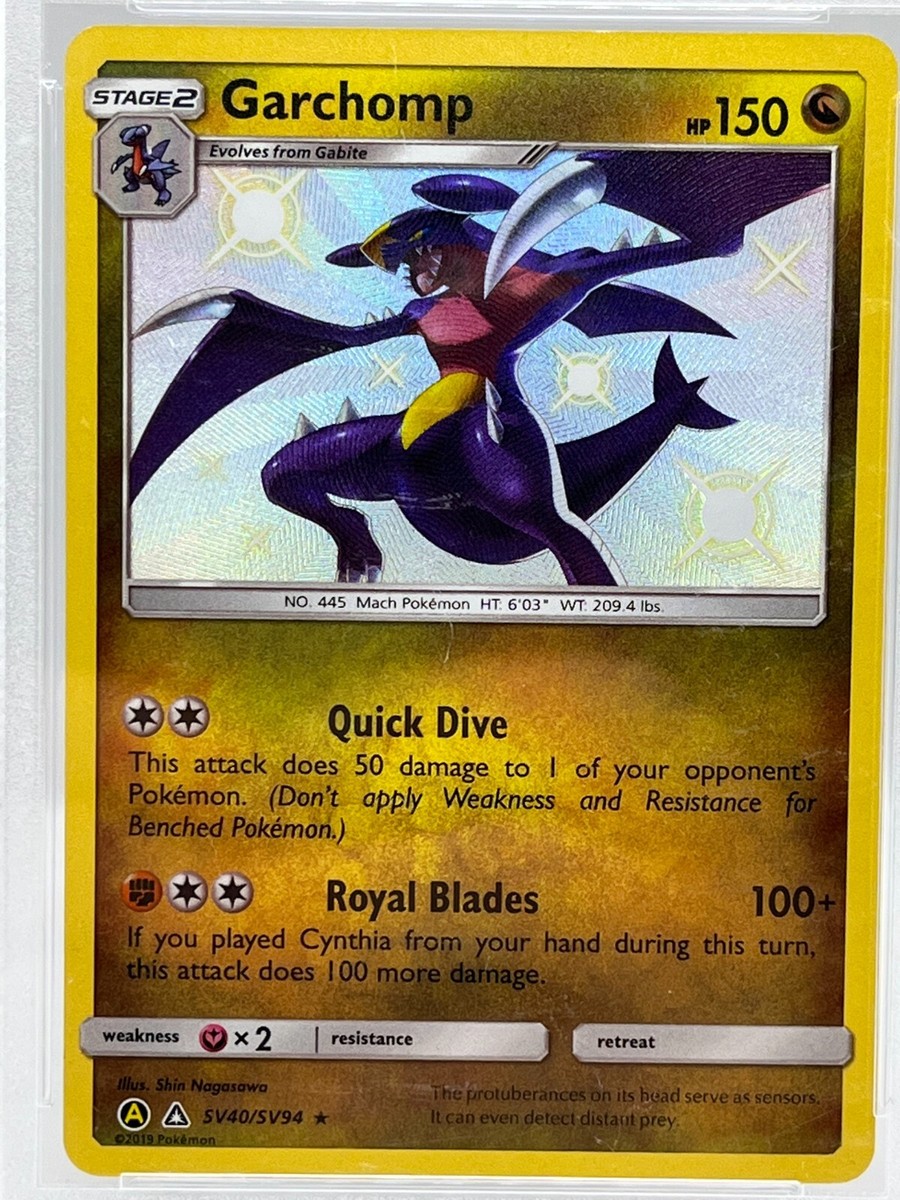 Garchomp SV40SV94 S&M Hidden Fates Baby Shiny Vault Pokemon Card