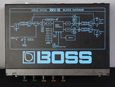 Boss RRV-10 Digital Reverb Vintage Half Rack Effects Unit | eBay