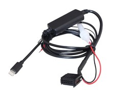 A4A AUX Adapter For Ford Focus Fiesta 12Pin For iPod iPhone Car Audio Stereo