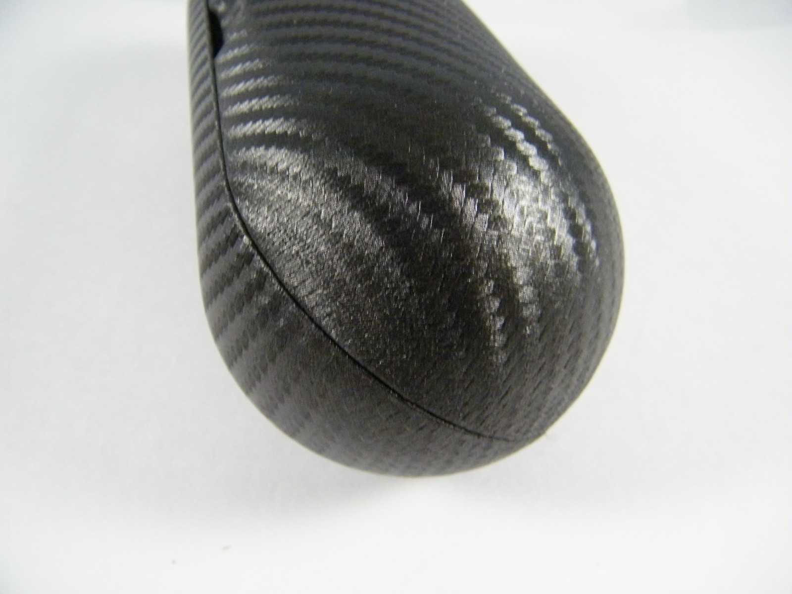 OAKLEY CARBON FIBER HARD CASE, LARGE VAULT, TORPEDO STYLE GRAY / BLACK