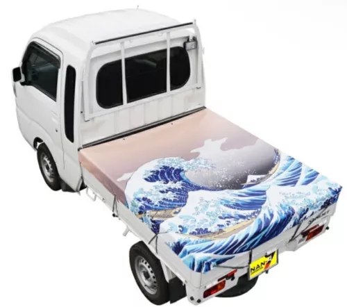 Hokusai UKIYOE Tonneau Cover Mini KEI Truck Acty Sambar Carry Hijet Minicab HS-1