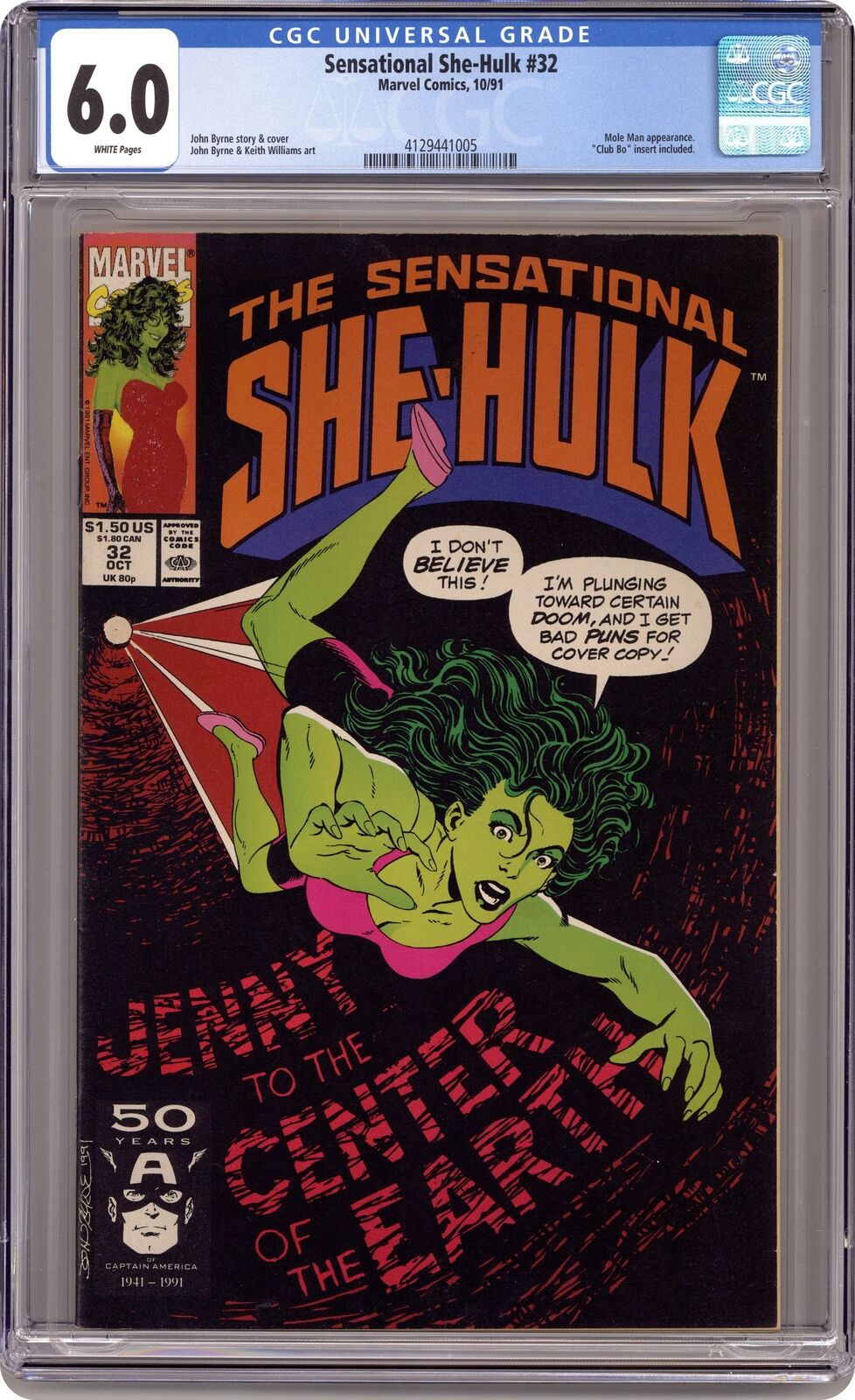 Sensational She-Hulk #32 CGC 6.0 1991 4129441005
