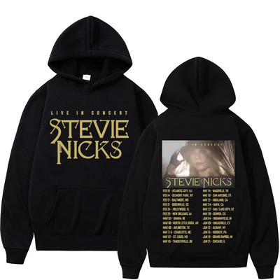 Stevie Nicks Live in Concert 2024 Tour Hoodie Gift For Fans Double-Sided Hoodie