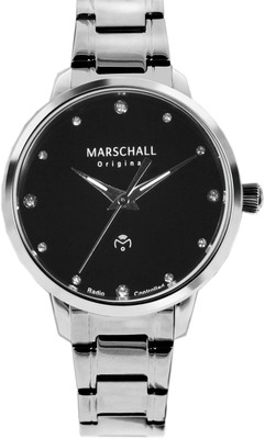 Marschall Original Funkarmbanduhr Clasica Negra Armbanduhr Funkuhr