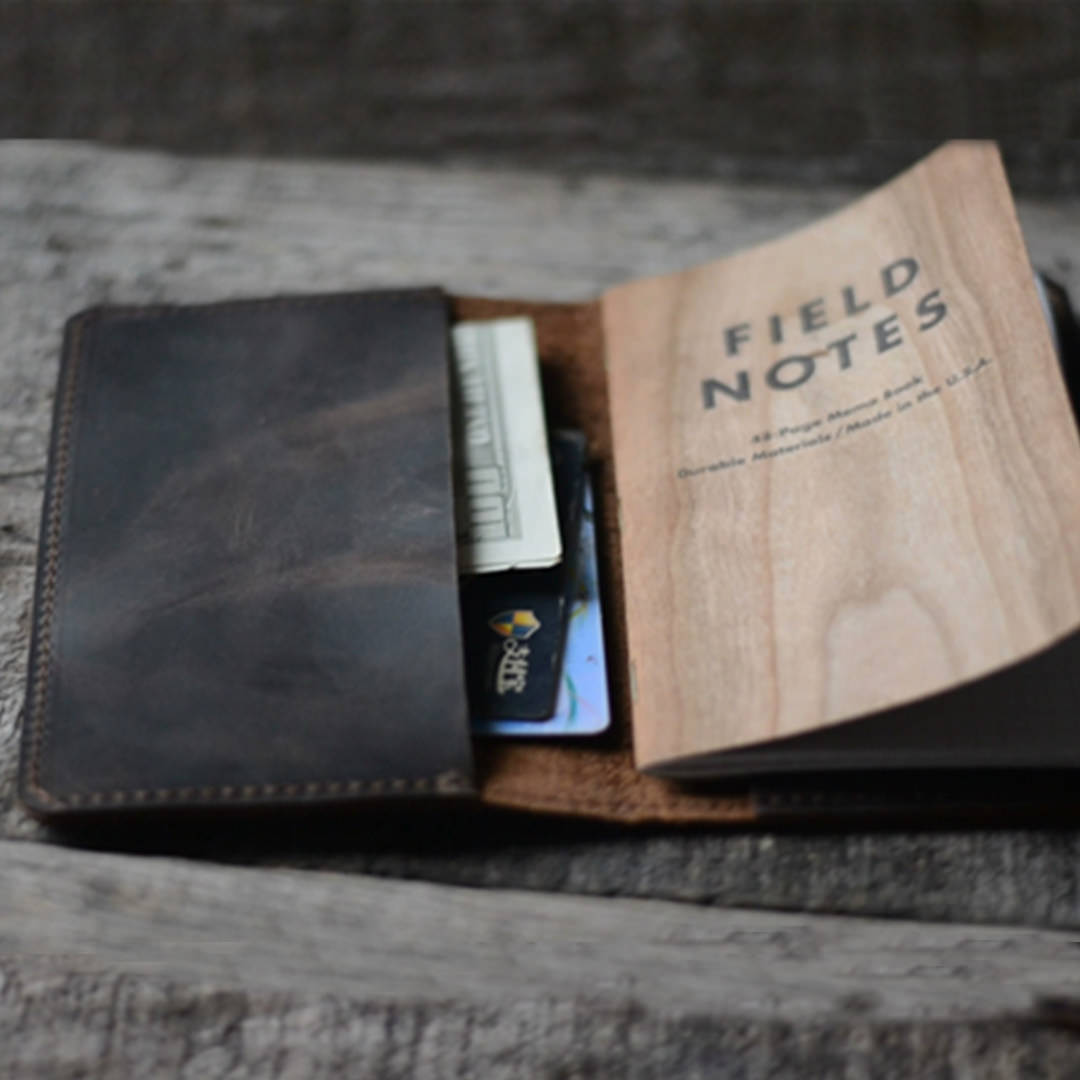 Leather Journals field notes wallet travel journal wallet leather 