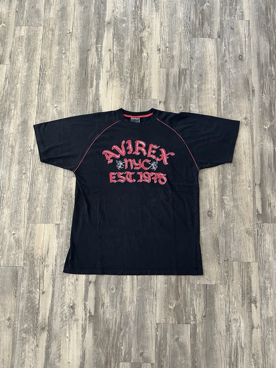 Vintage 90s Y2K Avirex Nyc Est. 1975 T Shirt Sz Large | eBay