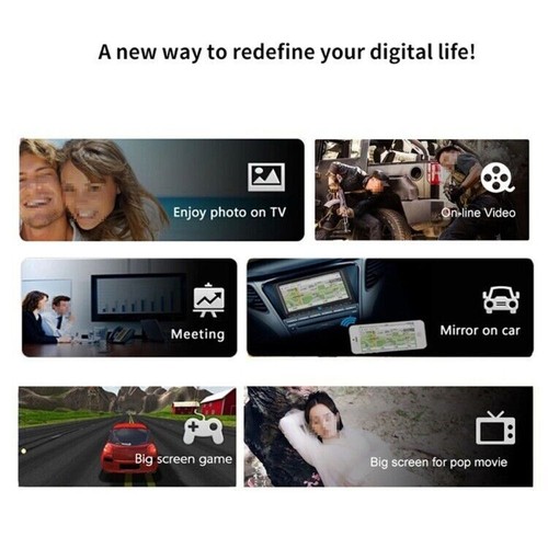 Receptor Dongle Pantalla WiFi Inalámbrico M4 Plus Airplay Miracast DLNA 1080P HDMI. - Imagen 7 de 14