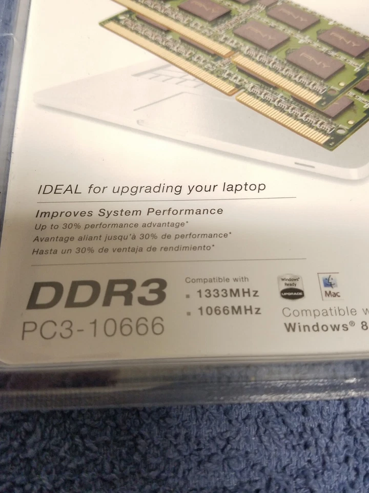 PNY 8GB 2x4GB Dual Channel PC Memory Kit DDR3 PC3-10666 - Image 2 of 4