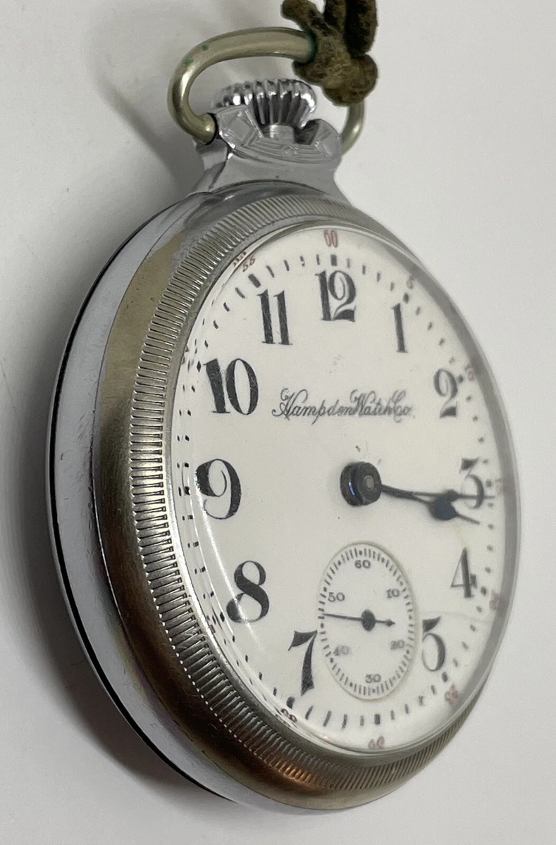 HAMPDEN WATCH CO POCKET WATCH 17 Jewels 1911 18s Runs eBay