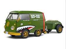 1/18 VOLKSWAGEN T1 VAN KOOL COMBI WITH TRAILER 1950 SOLID SL1810901