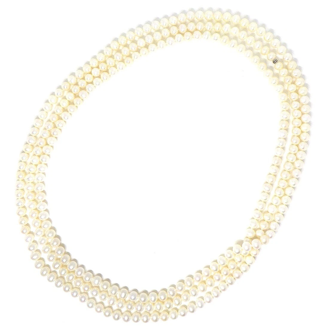 Tiffany & Co. Long Necklace Freshwater Pearl 60125985 2way Pearl Silver 925