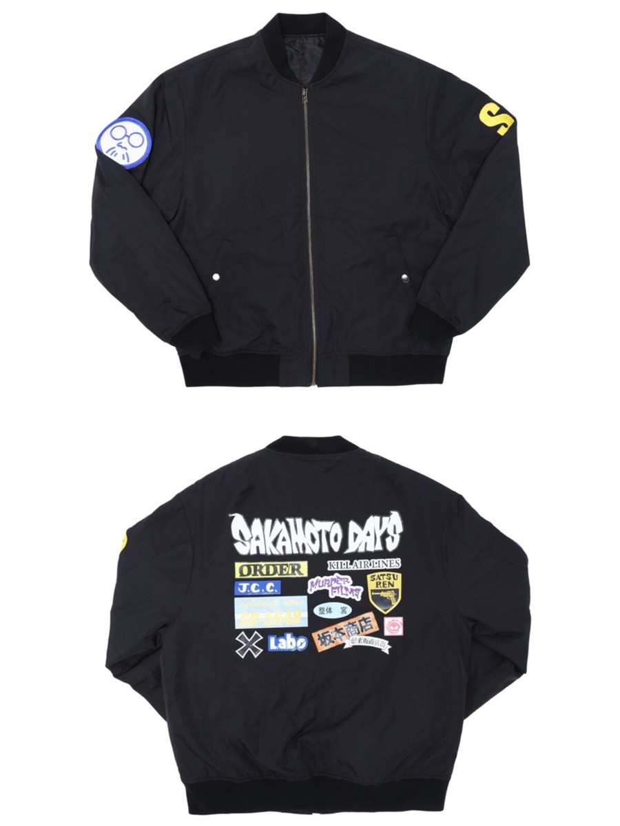 ジャケット・アウター SAKAMO SAKAMOTO DAYS MA-1 Jacket Jump Store Exclusive Black | eBay