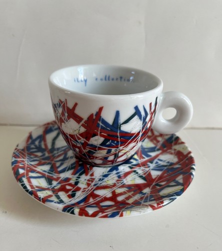 NEU seltene illy Kollektion Espresso italienische Riviera Tassen James Rosenquist 1995 - Bild 9 von 12