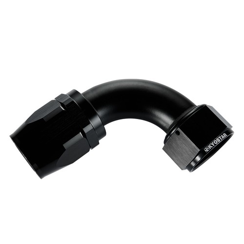 90 Degree AN20 20AN Swivel Oil Fuel Line Hose End Fitting Adaptor Black Aluminum - Bild 3 von 4