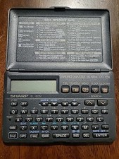 Sharp Memo Master Alarm 120 EL-6051 Schedule Memo Clock Calculator - Needs Batt