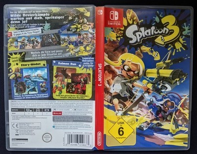 Splatoon 3 für Nintendo Switch ab 6 Jahre Cartridge inkl. Hülle