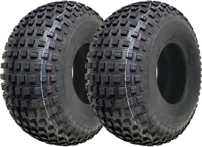 22x11.00-8 Knobby ATV tyre, Quad trailer 22 11 8 tire 4 ply heavy duty, set of 2