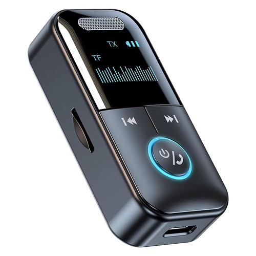 Émetteur Récepteur Bluetooth 5.4 2 en 1 Adaptateur Audio AUX Jack 3,5 mm Po8306