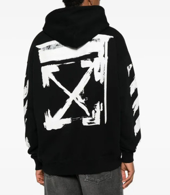 Off White Brushstroke Graphic Hoodie Reprint Streetwear Pullover Style S-5XL