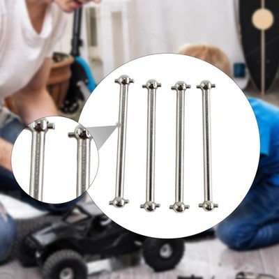 4 Stück RC Auto Metall Hundeknochen Schaft Ersatz Hobby Modellauto Teil stabil