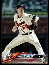 Daniel Winkler Atlanta Braves 2018 Topps Update Rainbow #US93