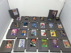 Huge NES 50 Game lot, Tecmo Super bowl, Mike Tyson, Adult collection, Tested !