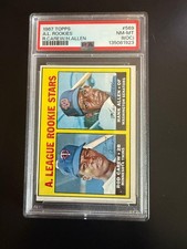1967 Topps #569 Rod Carew PSA 8 (OC) Rookie High # Baseball Card