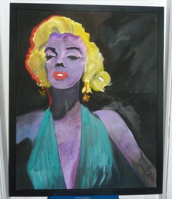 ''Marilyn'' (2007) Richard H. Love Painting / Painting on Canvas 30'' x 24'' Signed