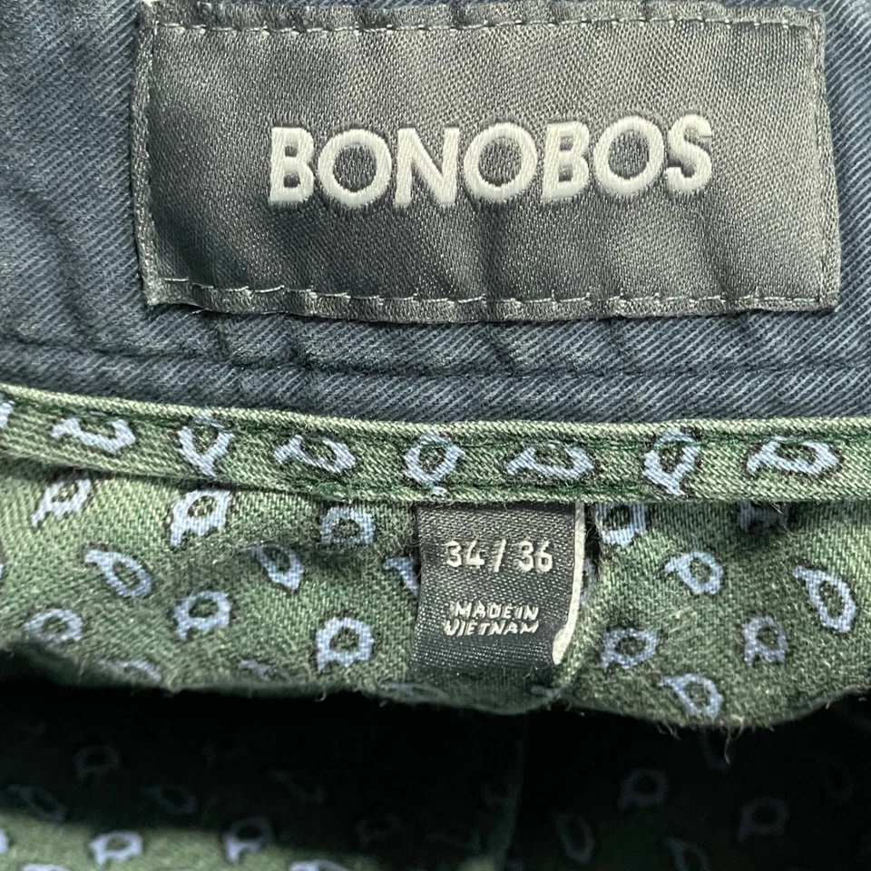 Calça social masculina casual azul real BONOBOS ajuste atlético 34x34 - Imagem 4 de 4
