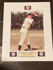 Whitey Ford signed 8x10 Photo In a 11x14 Matt.COA. HOF