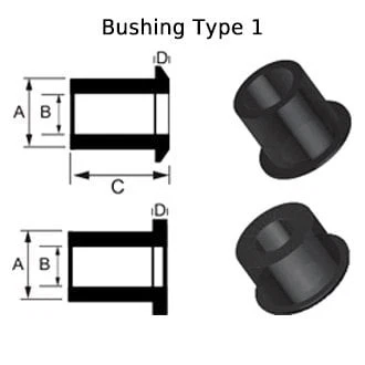 For Lexus GS300 1998-2005 Whiteline Front Rack & Pinion Mount Bushing Kit Foto 2 de 2