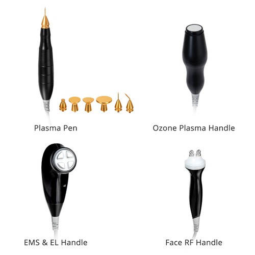 Macchina ringiovanimento viso al plasma 4 in 1 per rimozione macchie talpe con EMS&EL - Foto 13 di 17