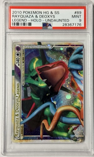 Rayquaza & Deoxys LEGEND graded PSA 9 for sale on eBay