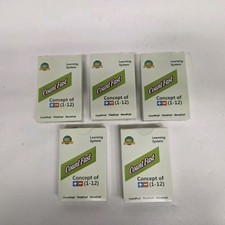 Count Fast Math Learning System Concept of 1-12 Set Lot of 5, Teaching, New