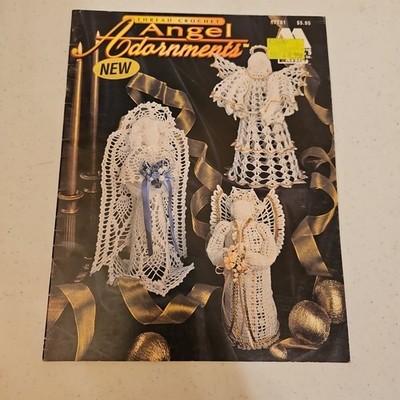 Annie's Attic #87T81 Angel Adornments Crochet Booklet 6 Styles Figurines 